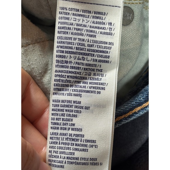 Hollister Mens Classic Straight Jeans W32 L32 Blue Denim Made in Guatemala - Picture 4 of 11